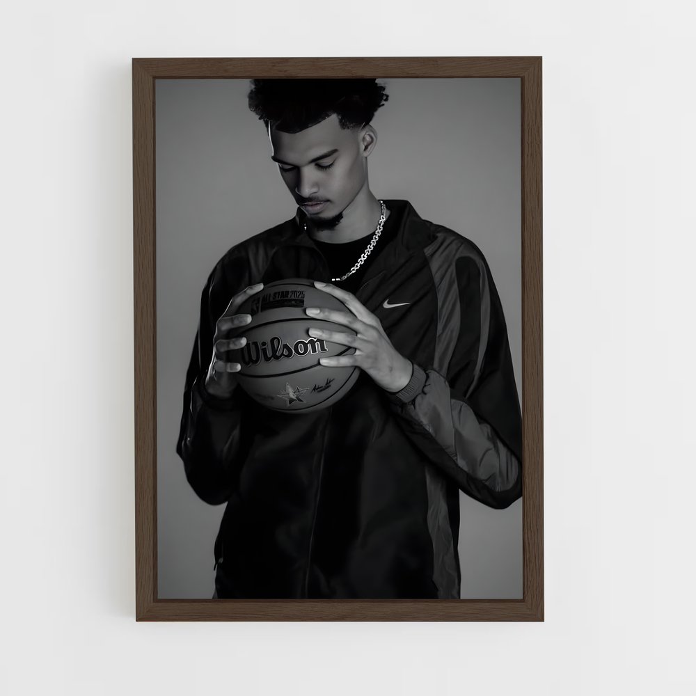 Poster Victor de wembanyama – affiche Basketball (vue 5)